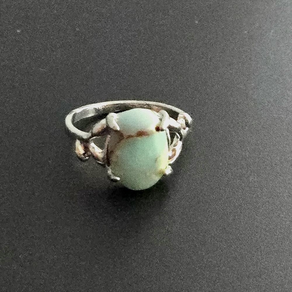 COPPER GREEN ADVENTURA POLISHED CABECHON NEW SIZE 8 RING - Picture 2 of 4